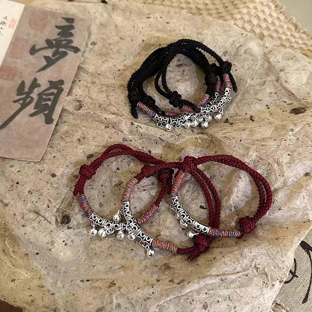 Lucky Bracelet Chinese Woven Rope Red Braided Rope Women Hand Ring Chinese Style Bracelet  Lovers