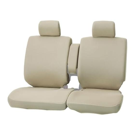 BONFORM Seat Cover Colored Cover for Light Front Bench Beige 2 Pieces 4055-59-88
