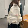 Schoolbag New College Style Backpack Lightweight Cute School Bag Bow Junior High School Female College Student Commuter Backpack