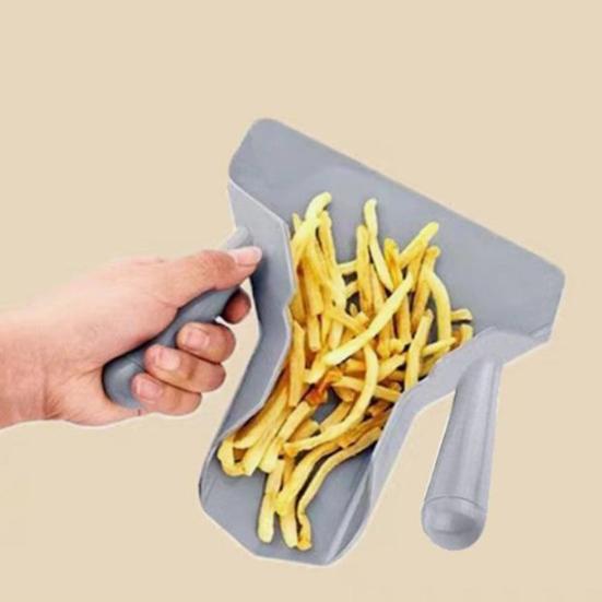 Potato Chips Shovel Dual-Handed Food Shovel Popcorn Scoop French Fry Spatula Restaurant Kitchen Utensil