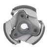 3 Shoes Clutch Plate Centrifugal Scooter Aluminium Iron for 2 Stroke 43cc 47CC 49cc MotorcycleBlack