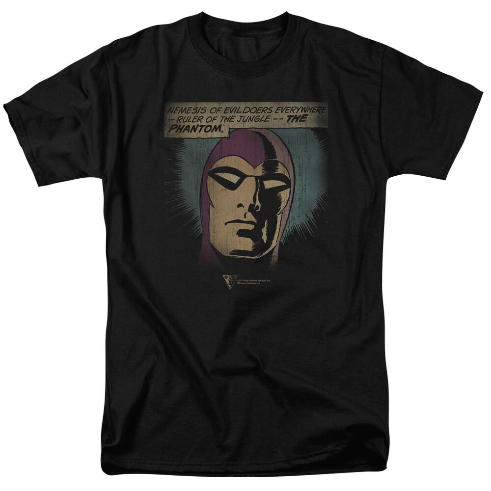 

26 The Phantom Evildoers Beware T Shirt Licensed Comic Book Tee Black Unisex T-Shirt XXXXL