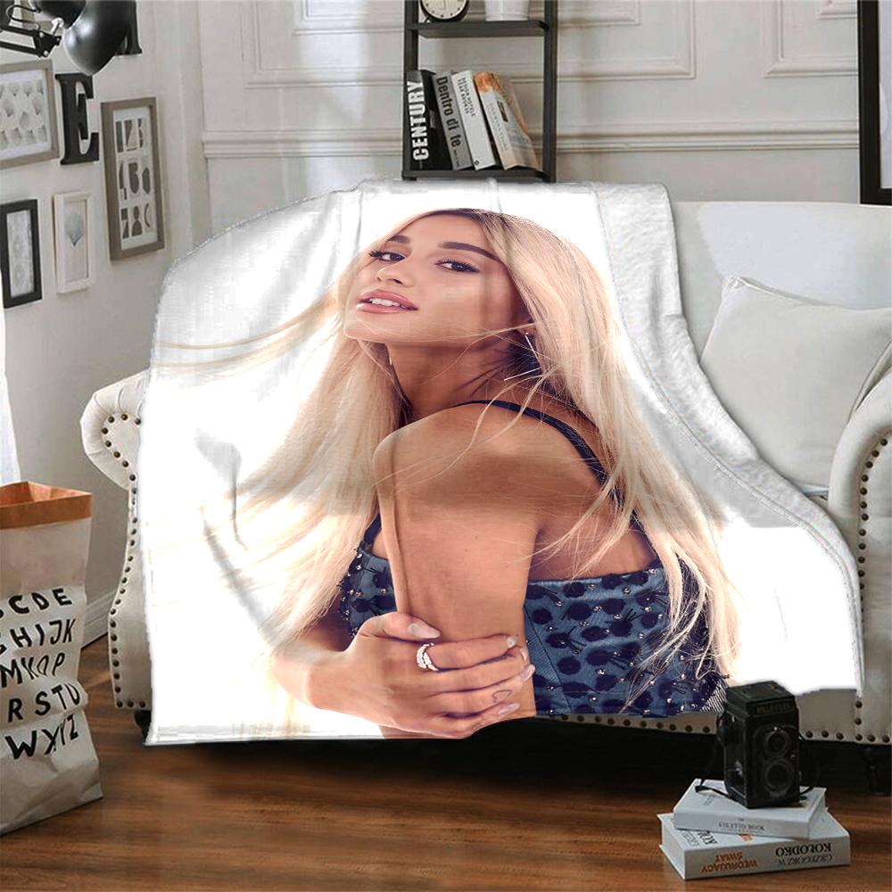 Blonde Hair Elegant Pose Blanket Soft Throw Blanket For Home Bedroom Bed Sofa Travel Office Solid Christmas Blanket