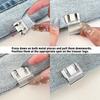 10Pcs Acrylic Pants Length Adjuster Clip Invisible Trouser Pants Shortener Clip for Jeans Pants Trousers to Make Shorter