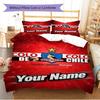 Name Custom COLO COLO Fc Pattern Bedding Set Quilt Cover Pillowcase Home Decor Gift (1 * duvet cover + 2 * pillowcase, without core)
