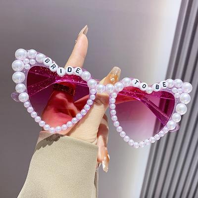 Love Sunglasses Women Fashion Letter Sunscreen Sunglasses Ins Internet Celebrity Photo Glasses