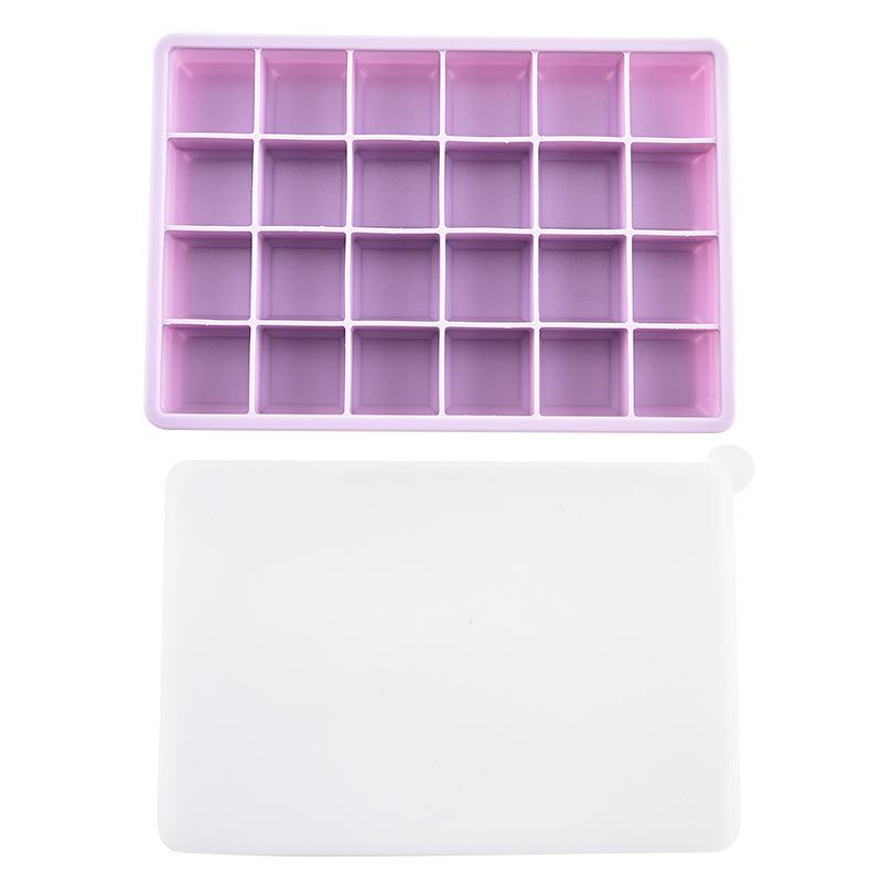 Silicone Ice Grid, Summer Heat Relieving, Kitchen Utensils, Silicone Ice Grid, 24 Grids, Silicone Ice Grid