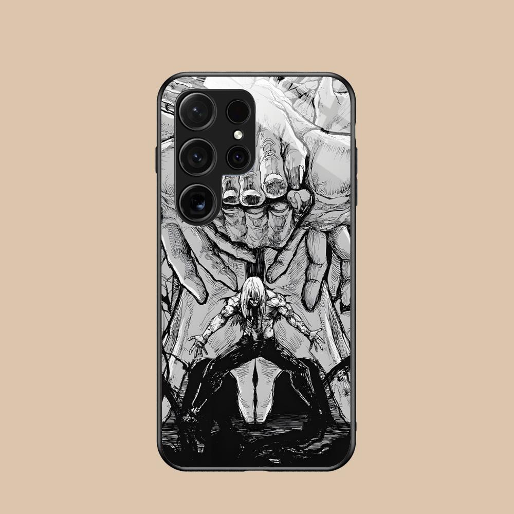 JJK Mahito Phone Case for Samsung Galaxy S26 S25 S24 S23 S22 S21 S20 Note20 Plus FE Ultra Glass Protective Cover