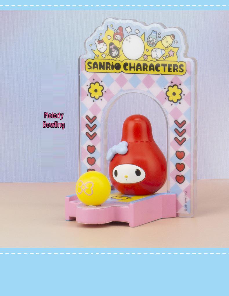 Sanrio Family Bowling Club Blind Bag Toy Figure and Desktop Ornament