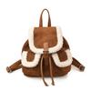 Schoolbag Wholesale Hot Sale Korean Version of Fashionable Backpack Splicing Texture Handbag Women's Casual Backpack Student Schoolbag New