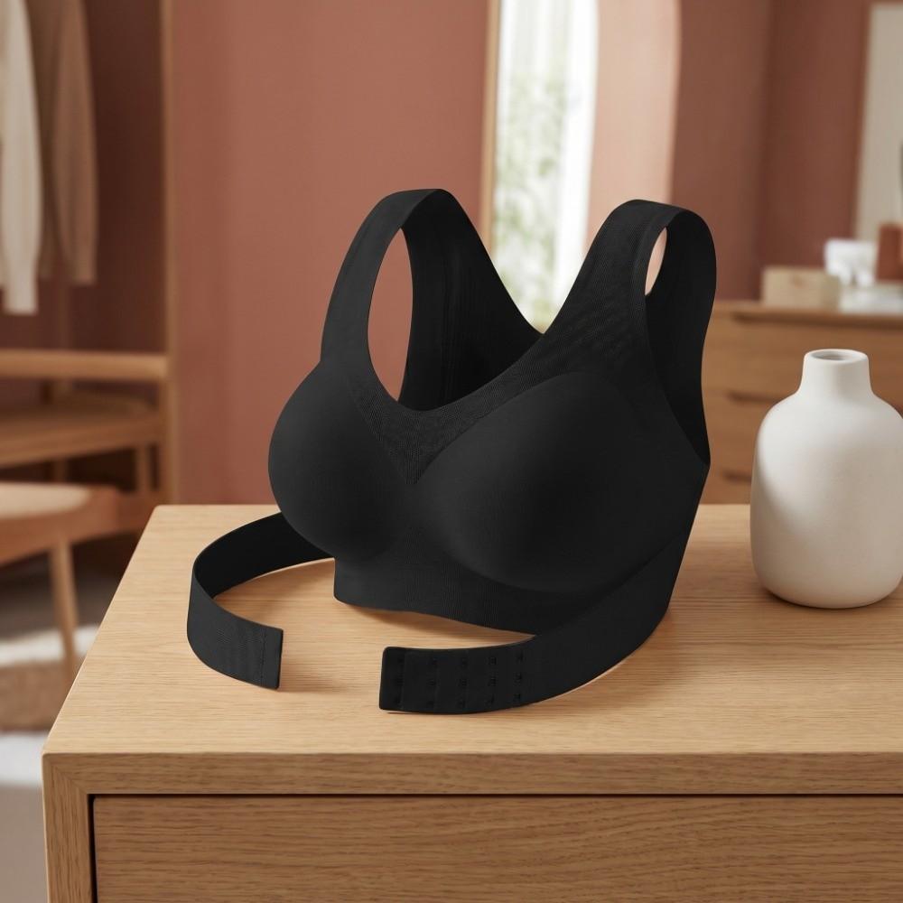 Cross Back Front Closure Bra Posture Corrector Underwear Women  Female Lingerie