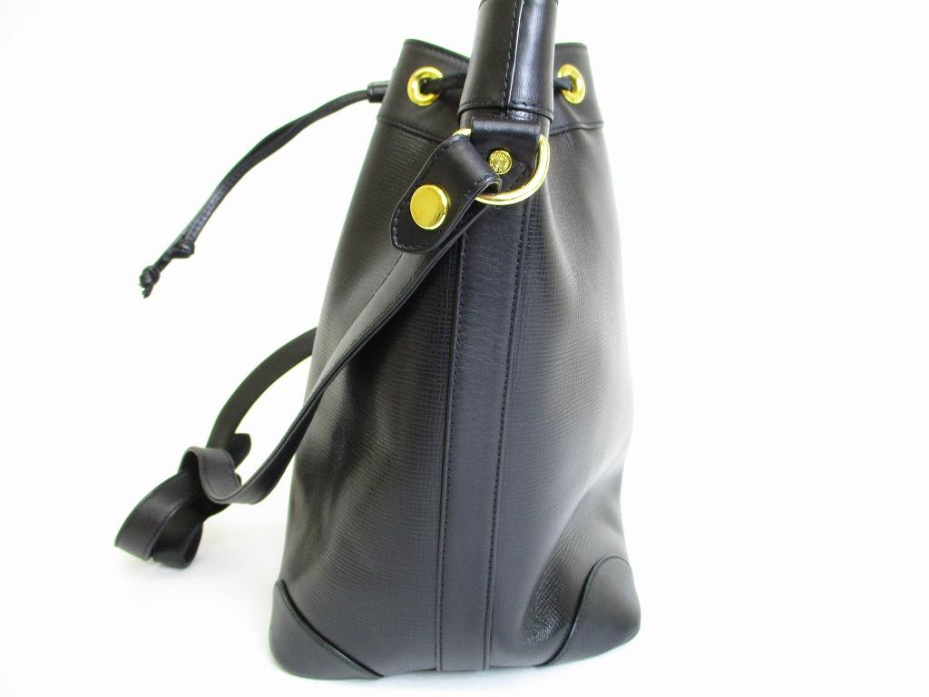 Authentische HUNTING WORLD Schwarzes Leder Umhängetasche Schultertasche Geldbörse #8390 Gebraucht