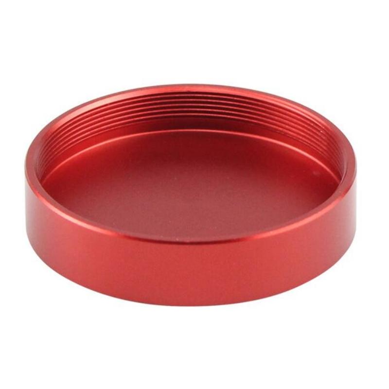 Agnicy Lens Accessories Full Metal T2 Dust Cap Red Female Cap T2 Thread M42X0.75mm Black & Red Color