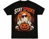 Stay Spooky Ghost Pumpkin Halloween T-Shirt Men Women Unisex Size S-5XL