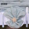 Washable Cloth Napkins Rustic Napkin, Solid Color Cotton 18 x Inch Stitched Dinner Napkin for Home Wedding Bridal Shower Baby Table Decor