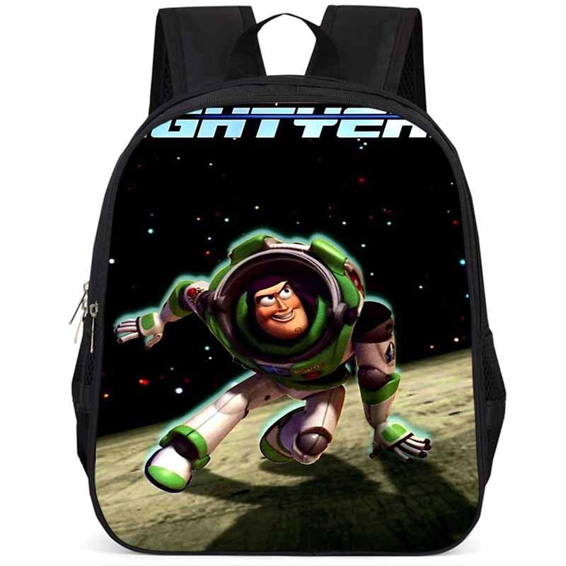 Buzz Lightyear 15-inch Large Capacity Backpack Lightweight Durable Oxford School Bag