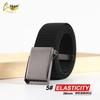 High Elasticity Knit Canvas Belt with Elastic Waistband - Fashionable and Comfortable