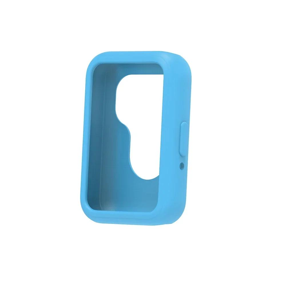 

Silicone Case for Samsung Galaxy Fit 3 Smart Watch Soft TPU Protective Bumper Shell Cover For Samsung Galaxy Fit 3 Accessories Samsung Galaxy Fit 3 небесно-голубой