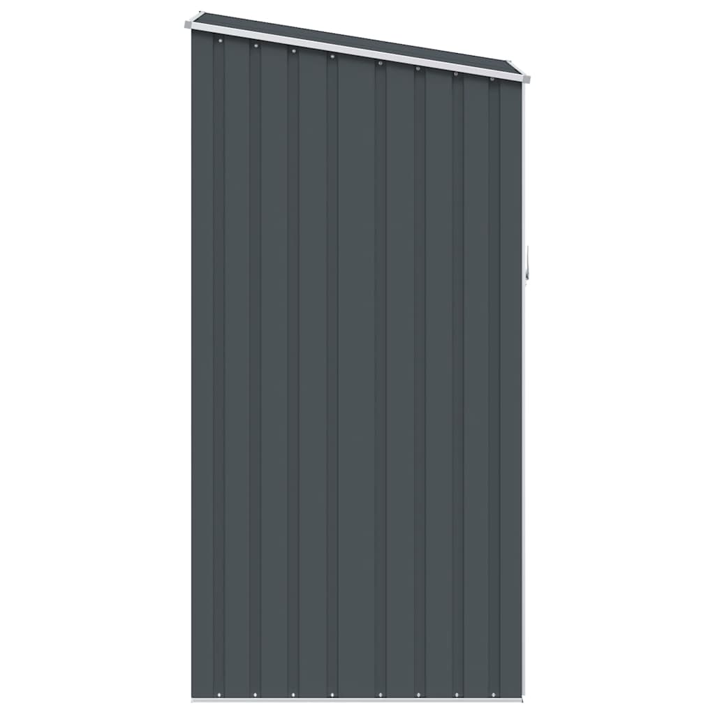 vidaXL Gerätehaus Anthrazit 87x98x159 cm Verzinkter Stahl