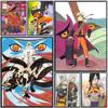 Classic Anime Naruto Manga Illustrations Posters Self-adhesive Paper Print Home Living Room Bedroom Entrance Bar Cafe Art