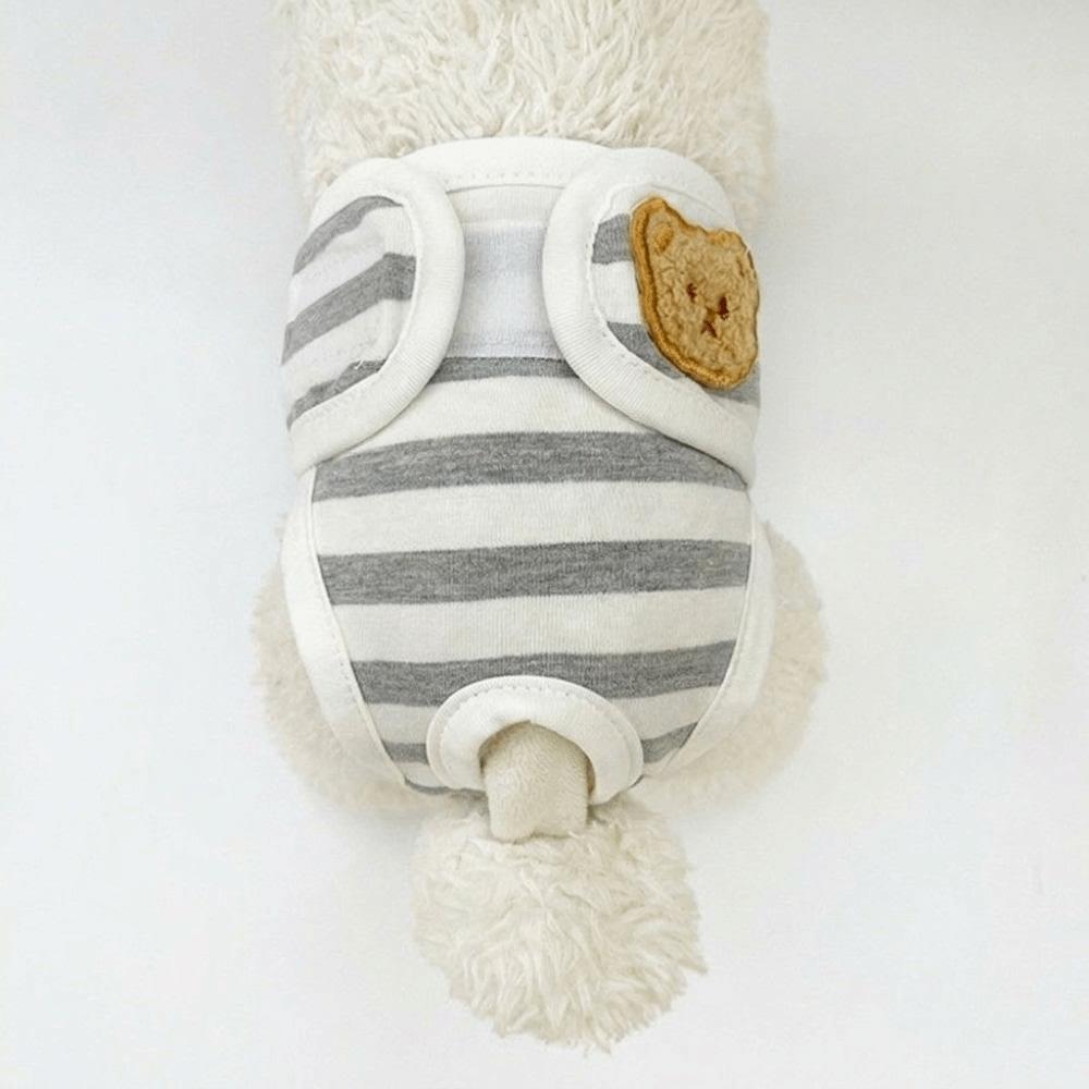 Leak-proof Dog Physiological Pants Adjustable Dog Diaper for Small-medium Dogs