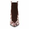 Botín Marrón Animal Print Tacón Ancho Montevita 105340