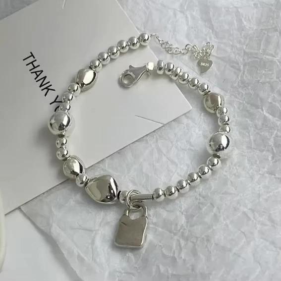 Love Bean Lock Bag Bracelet for Women Fashionable Design Sense Bracelet Minimalist Fashionable and Personality High-end Jewelry