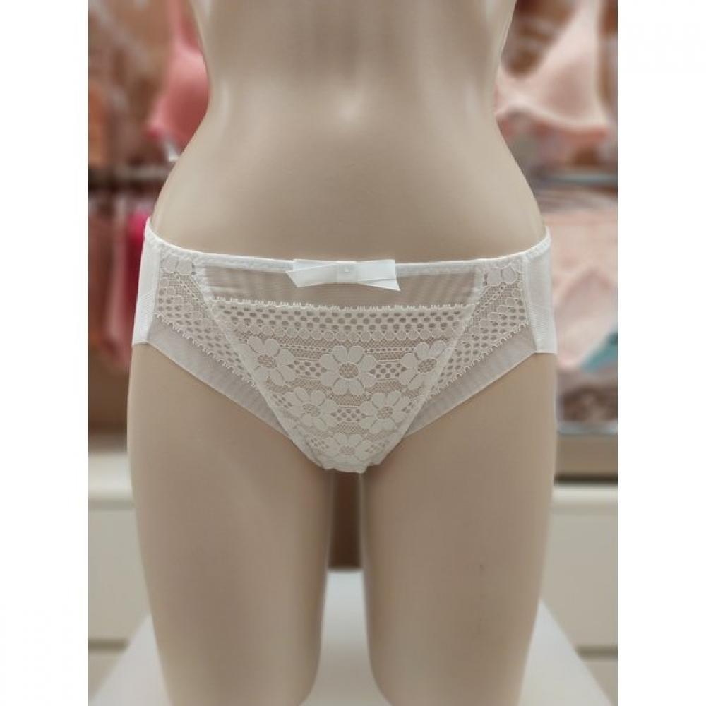 Barbara White Lace 3 4 Cup Mold Bra Hem Panty Set  Abr4449 Abp4449h 