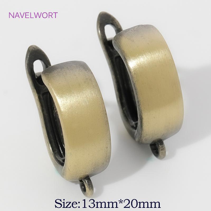 Fasteners For Earring Antique Bronze Shvenzy Earwires Brass Earring Hooks Earring Fixtures For DIY Earrings Making Accessories