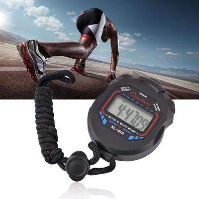 Handheld Multi-Function Digital Sports Timer LCD Stop Watch Tools Digital Stopwatch Timer Waterproof With String
