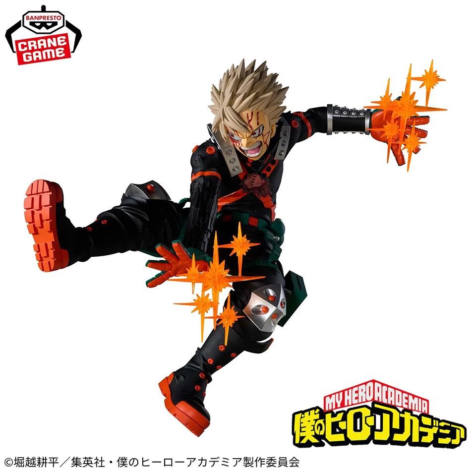 New Banpresto My Hero Academia Anime Bakugou Katsuki MAXIMATIC Original Anime Figure Action Figures Model Figurine Collection