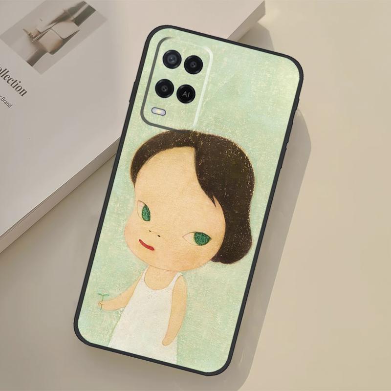 Yoshitomo Nara Case For Oppo A17 A57 A77 A74 A54 A94 A78 A98 A18 A60 A80 A40 A38 A58 A96 A76 A16 A15 A5 Pro