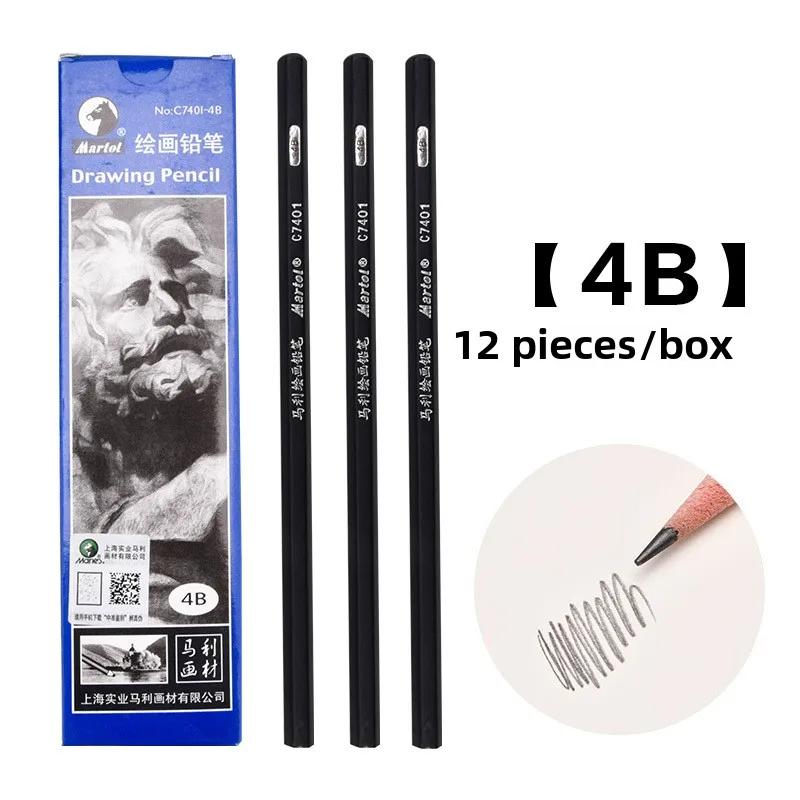 Pencil Soft Charcoal Pen Professional Sketch Charcoal Painting Brush Soft Carbon Pen Painting Supplies for Art Students