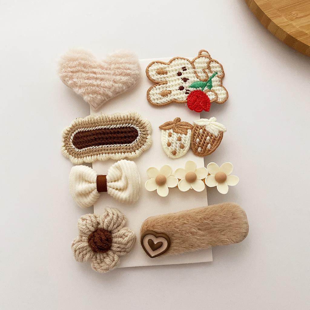 Kawaii Cartoon Princess Hairpins Set Children Girls Kids Baby Cute Hair Clips Barrettes Accessories Hairclip Headwear Headdress