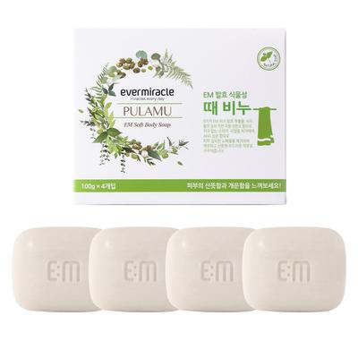Evermiracle EM Fermented Vegetable Soap, 100g, 4 Units