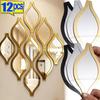 Double-layer Water Drop Wall Stickers Self-adhesive Decorative Mirror Stickers  Home Decor