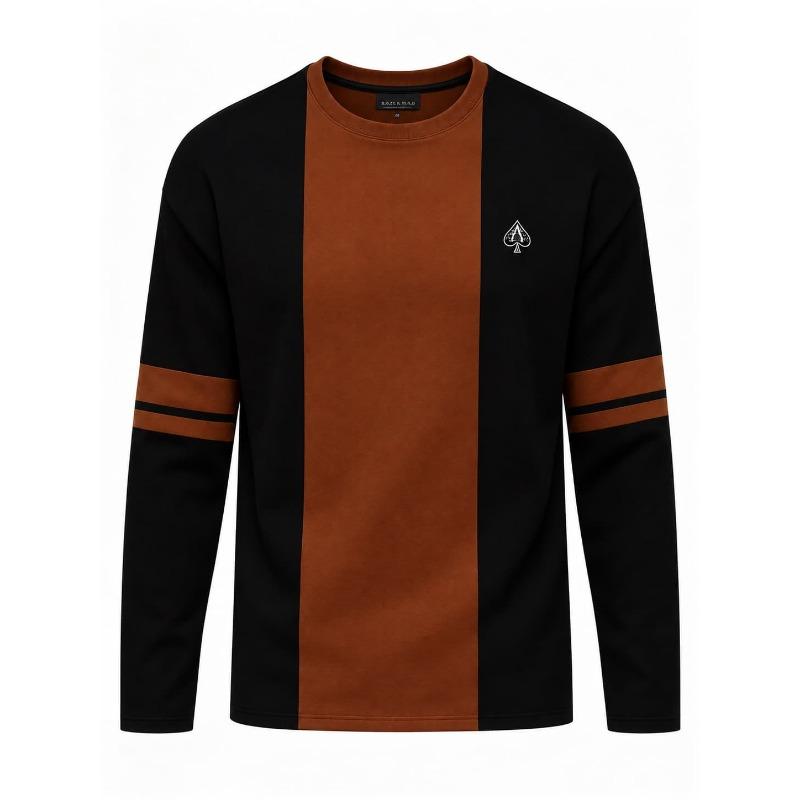 Men's Women's Long Sleeve Stripe Print T-Shirt Casual Wear Long Sleeve Top for Outdoor and Daily Wear T-shirt Pullovers