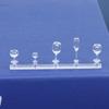 Miniatur-Weinglas und Flaschen-Set 1:12 Maßstab Puppenhaus Zubehör Transparent Mini Barware Modell Für Puppenhaus Bar Dekoration