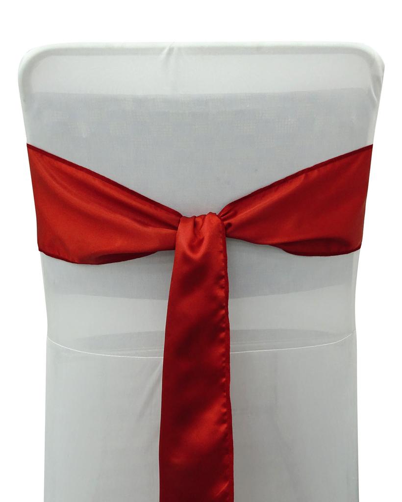 Darling Souvenir Pack Of 75 Satin Chair Sashes Bow Sash For Wedding & Events Supplies Party Decoration Chair Cover Sash - Colors