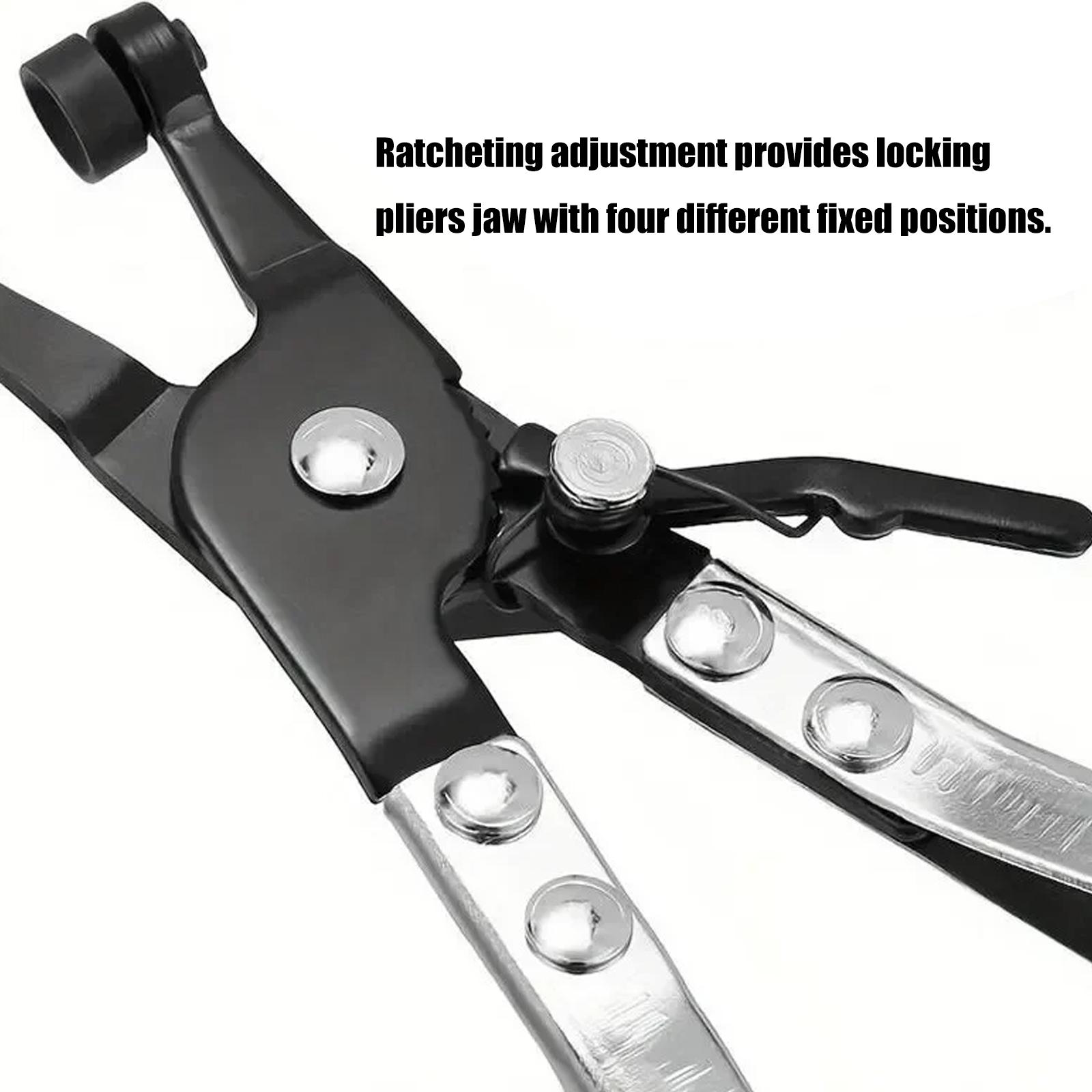 

Car Water Pipe Hose Clip Pliers Clamp Rotation Drive Jaw Locking Tool Removal Installation Hose Clamps Pliers Tool 1