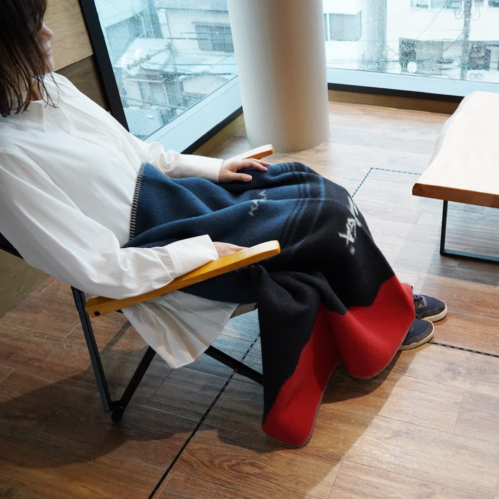 Kamakura Tenmaku Logo Blanket NANGA Kamakura Tenmaku Multifunctional Outdoor Blanket Towel Poncho Throw Camping Large Cold Protection Warm Gift