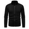 2026 Men New Light Weight Winter Sweater Stand Collar Zipped Cardigan Sweater T Shirt