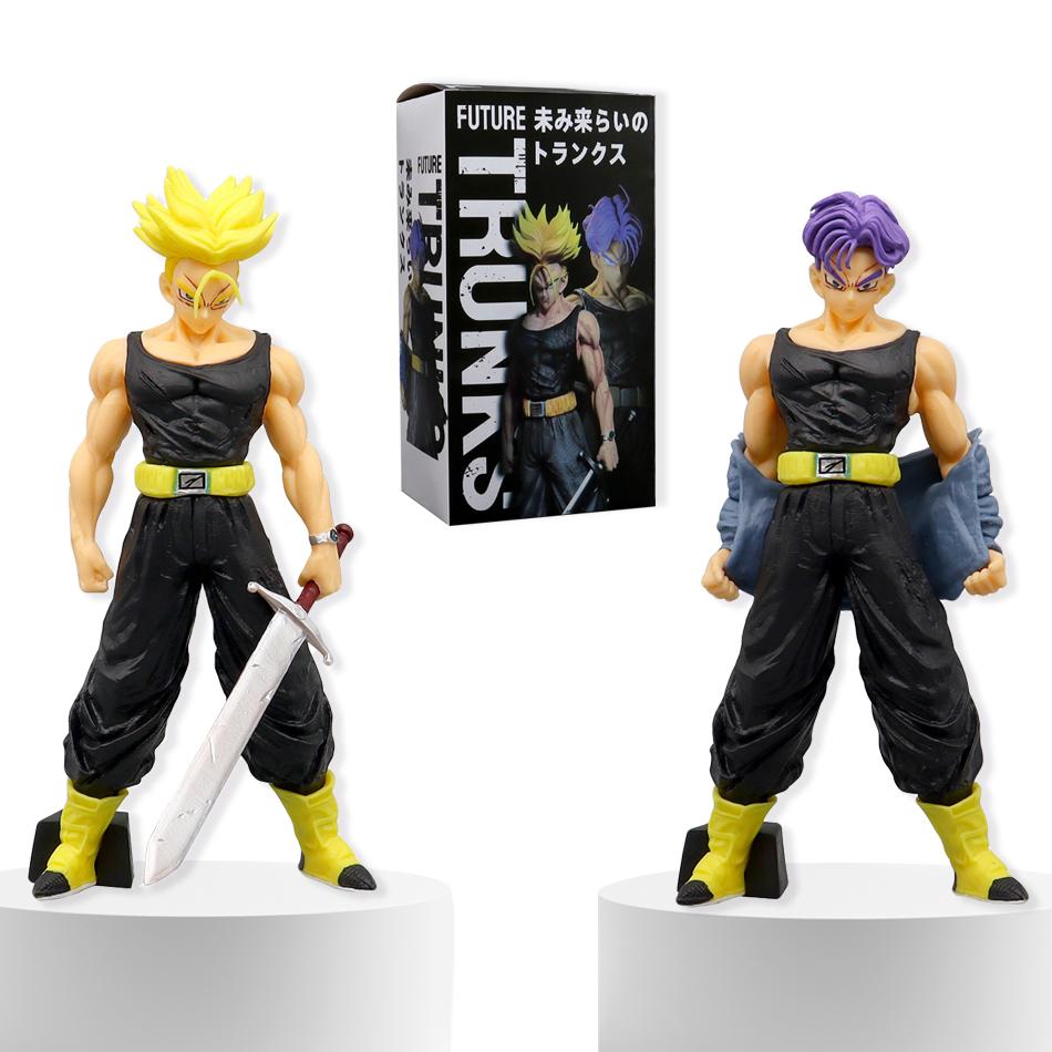 Anime Dragon Ball Trunks Figur Super Saiyan Fremtidig Trunks PVC Actionfigurer GK Statue Samlingsmodell Leker