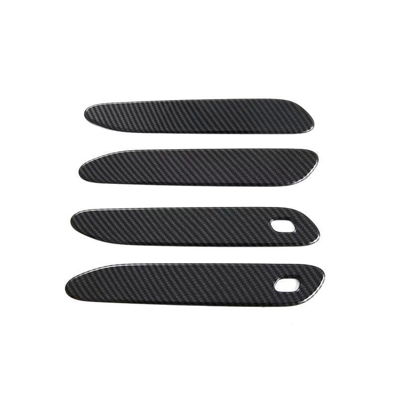Car Decoration Door Handle Cover For BYD Sealion 7 Sea Lion 07 EV 2024 2025 Carbon Fiber Cars Accessories Styling
