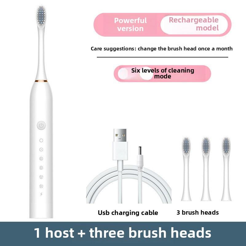 New Electric Toothbrush Adult Vibration Induction Rechargeable Automatic Sonic Fine Soft Hair Couple Model