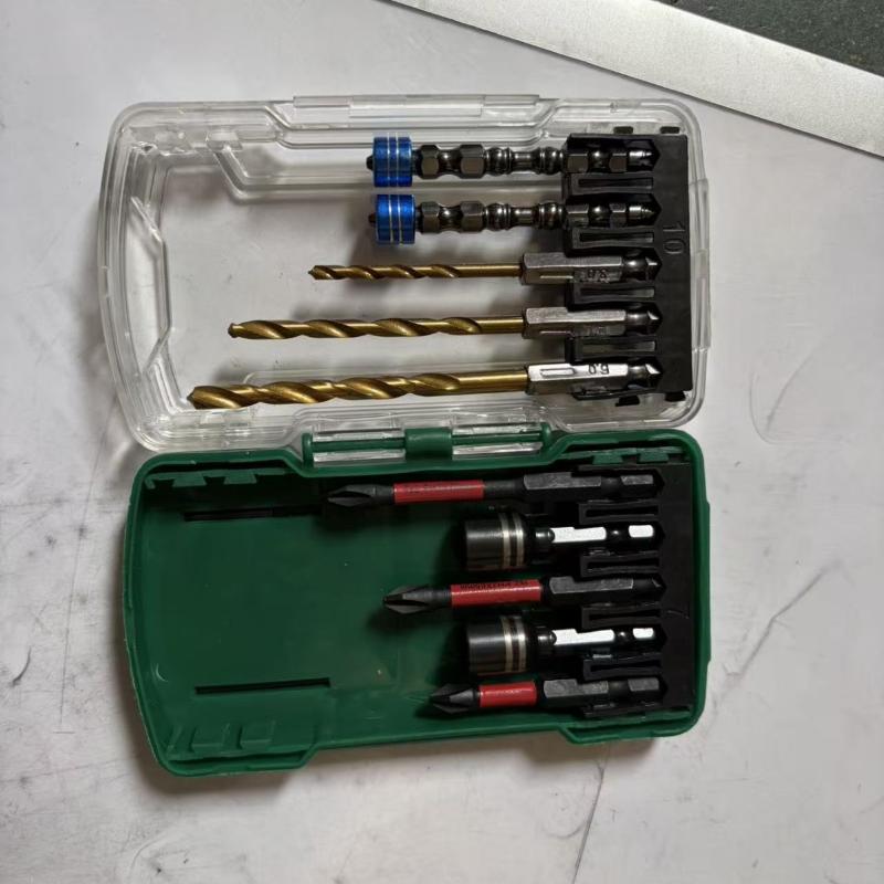 10Pcs/Set Impact Driver Bit Set Magnetic Hex Shank S2 Steel Electric Drill Bits Home Repair Furniture Assembly Power Tool Kit