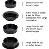 Burger Press 3 In 1 Non-Stick Hamburger Press Patty Maker Meat Beef Patty Molds for Stuffed Burgers Slider BBQ Barbecue Grilling