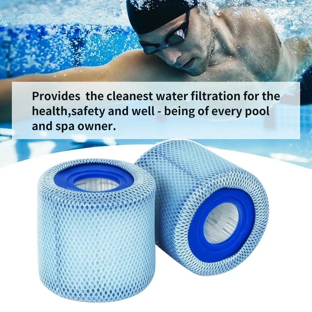 Type D Filter Cartridge For Intex Pool Swimming & Spa, Summer Waves RX600 FX600 Pump P57100102 P57000104, Unicel C-4313