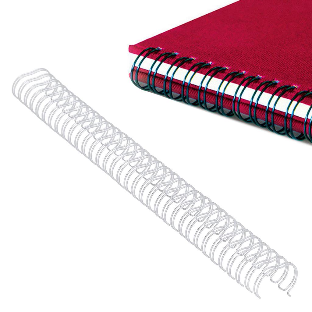 50 Packs Double   Wire Binding Spines   Paper Size 180 Sheets Capacity 3Celsius4in Diameter Wire Binding Rings for  