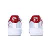 Nike Air Force 1 Leather Abrasion Resistant Breathable Low Top Skateboard Shoes Unisex White Red CW2288-111(Team1895-)